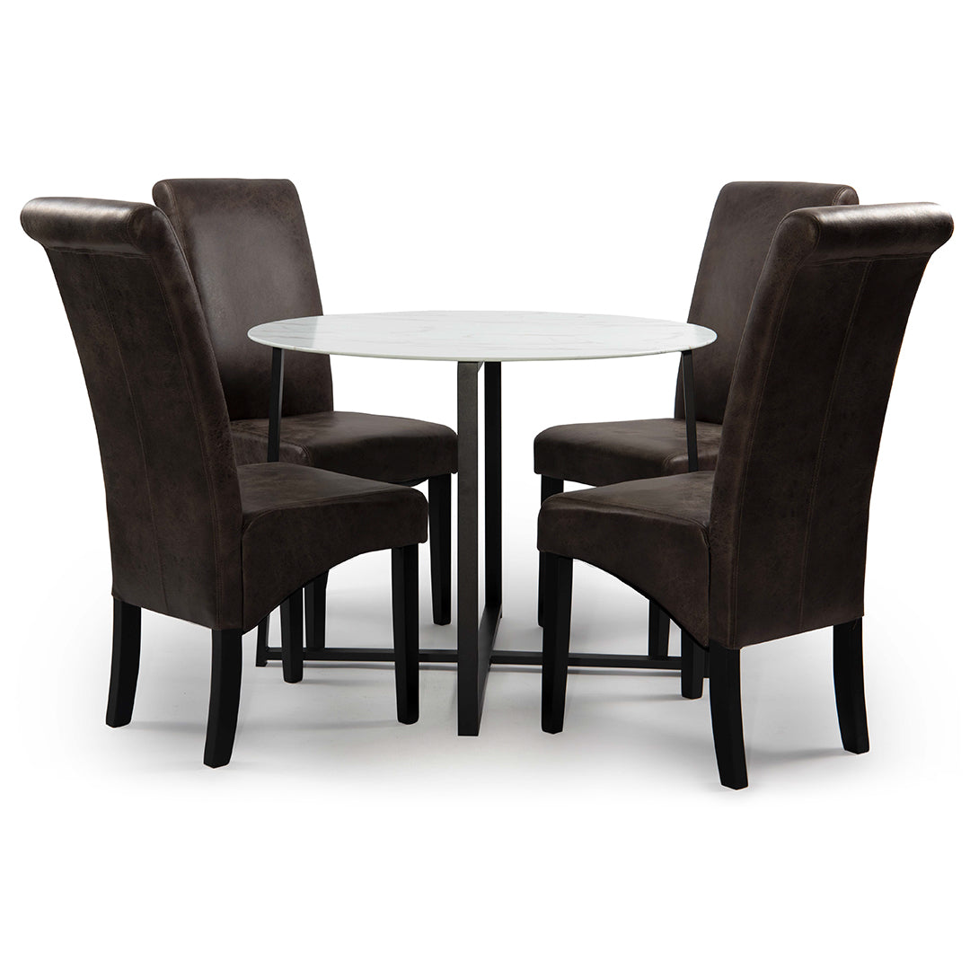 Bally Round Glass Table