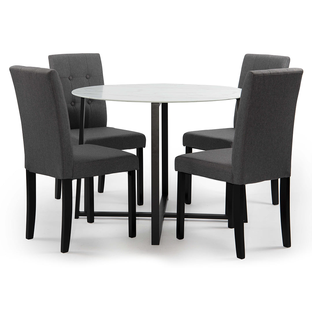 Bally Round Glass Table