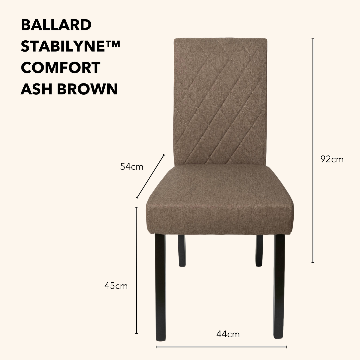 Ballard Ash Brown Stabilyne™ Comfort