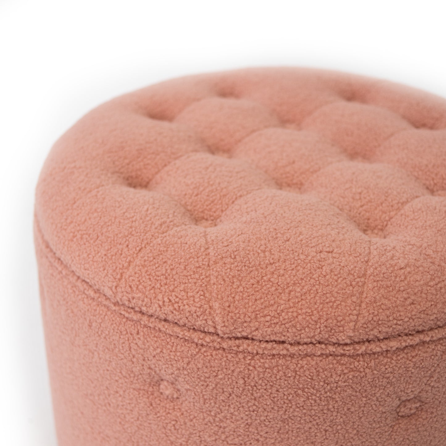 Cleo Button Ottoman