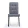 Front View of Lightweight Aria Stabilyne™ Grey Dining Chair