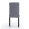 Back View of Lightweight Aria Stabilyne™ Grey Dining Chair