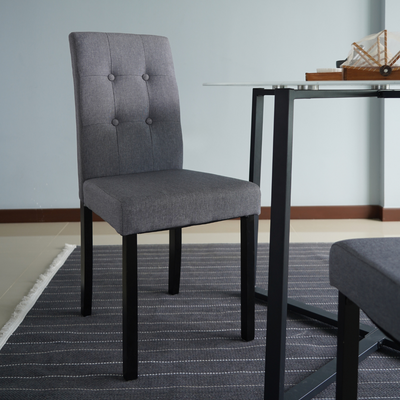 Grey Dining Chair with Table