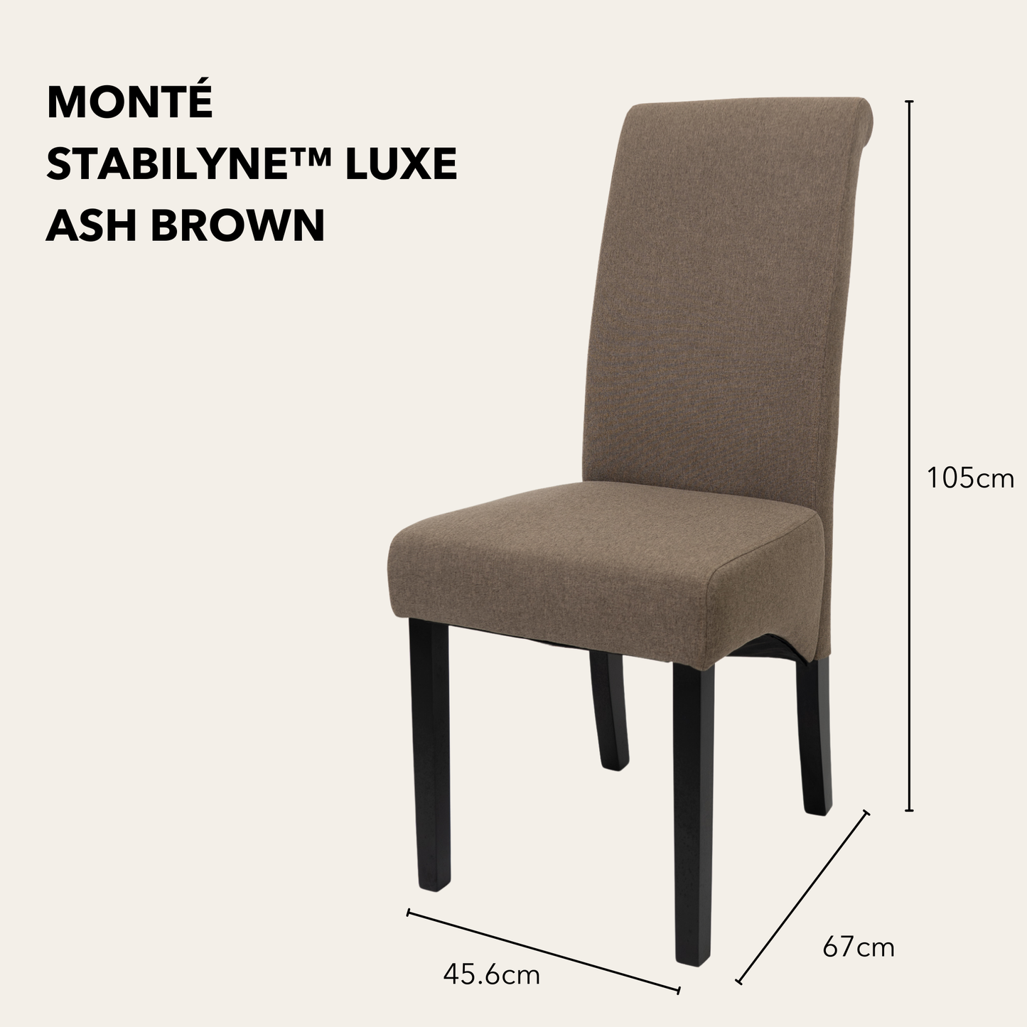 Monté Stabilyne™ Luxe (Ash Brown)