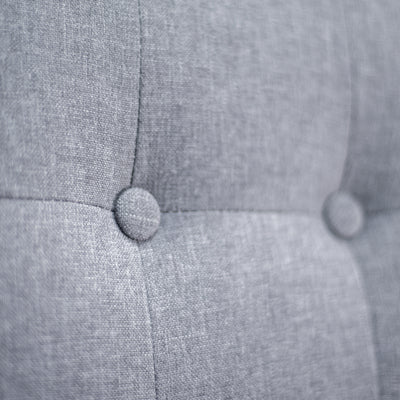 Detailing of Grey Dining Chair