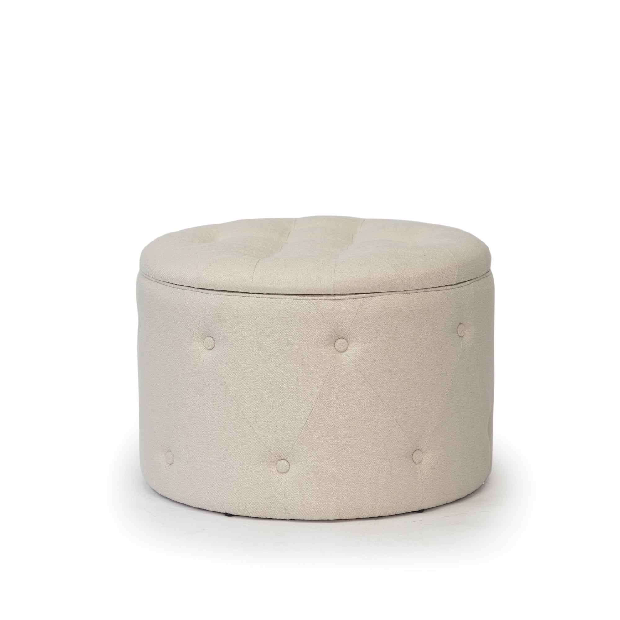 Cleo Button Ottoman