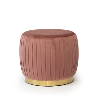 Athena Velvet Ottoman