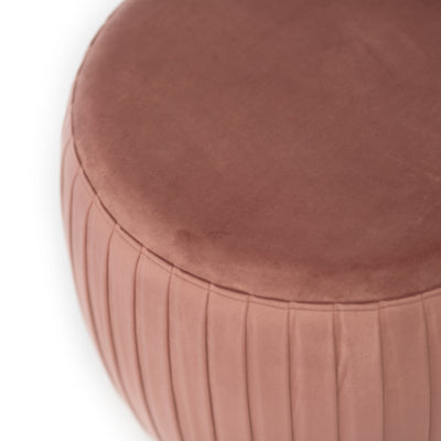 Athena Velvet Ottoman